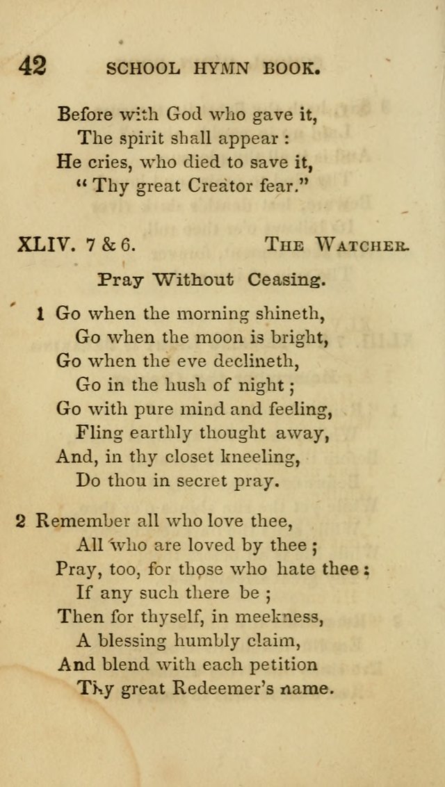 The American School Hymn Book. (New ed.) page 42