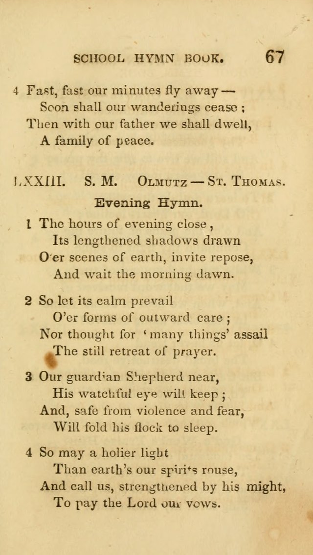 The American School Hymn Book. (New ed.) page 67