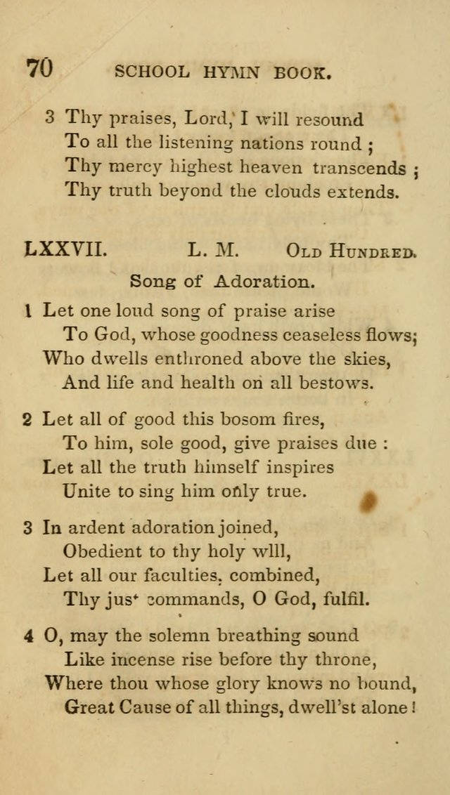 The American School Hymn Book. (New ed.) page 70