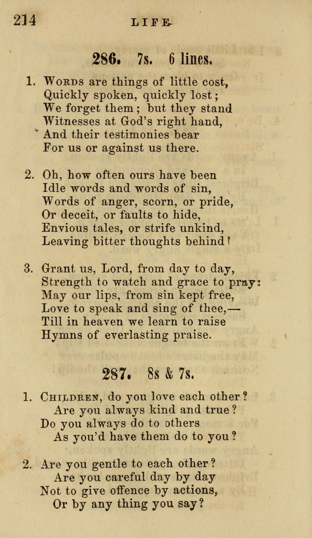 American Sunday School Hymn Book. New ed. page 215