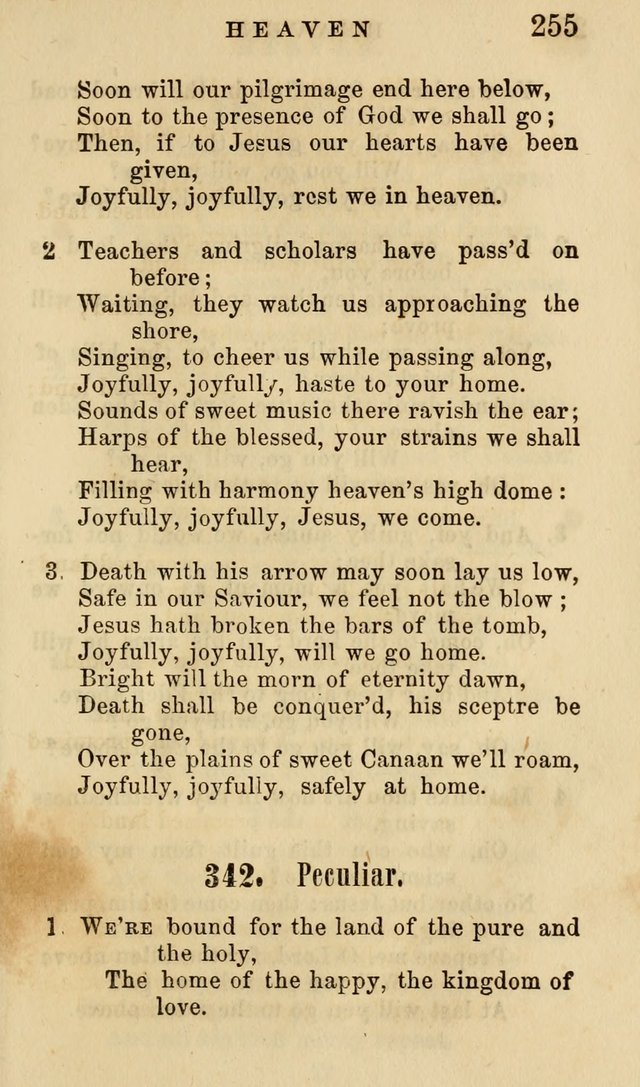 American Sunday School Hymn Book. New ed. page 256