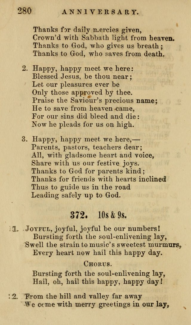 American Sunday School Hymn Book. New ed. page 281
