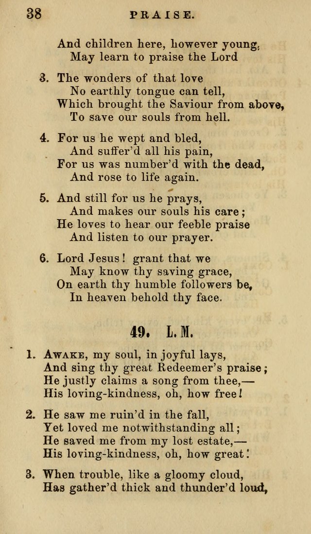 American Sunday School Hymn Book. New ed. page 39