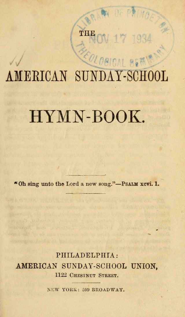 The American Sunday-School Hymn-Book page 2