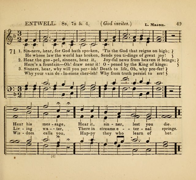The American Sabbath School Singing Book: containing hymns, tunes, scriptural selections and chants, for Sabbath schools page 49