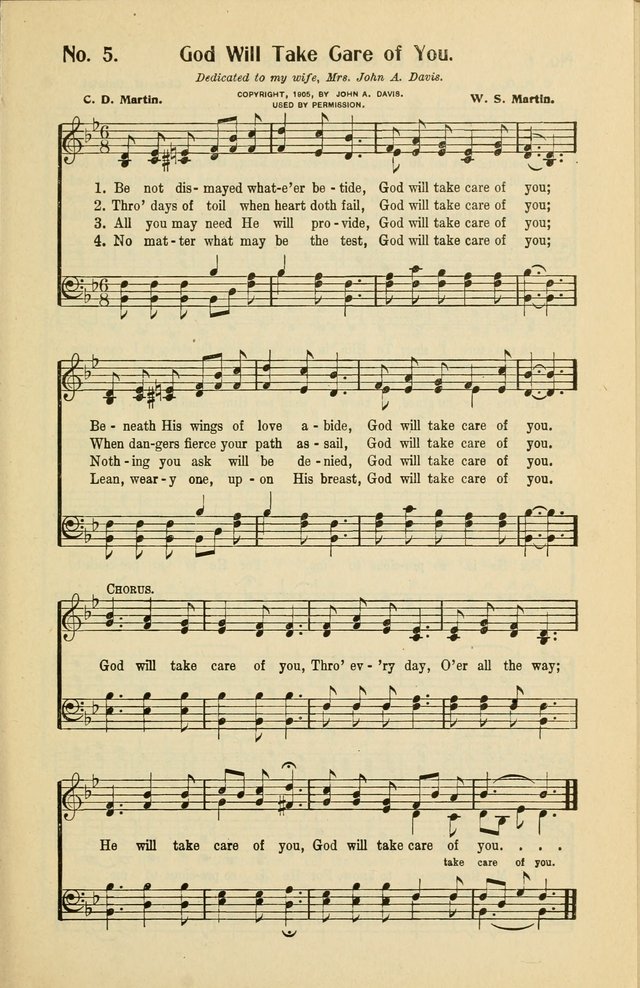 Assembly Songs: for use in evangelistic services, Sabbath schools, young peoples societies, devotional meetings, and the home page 6