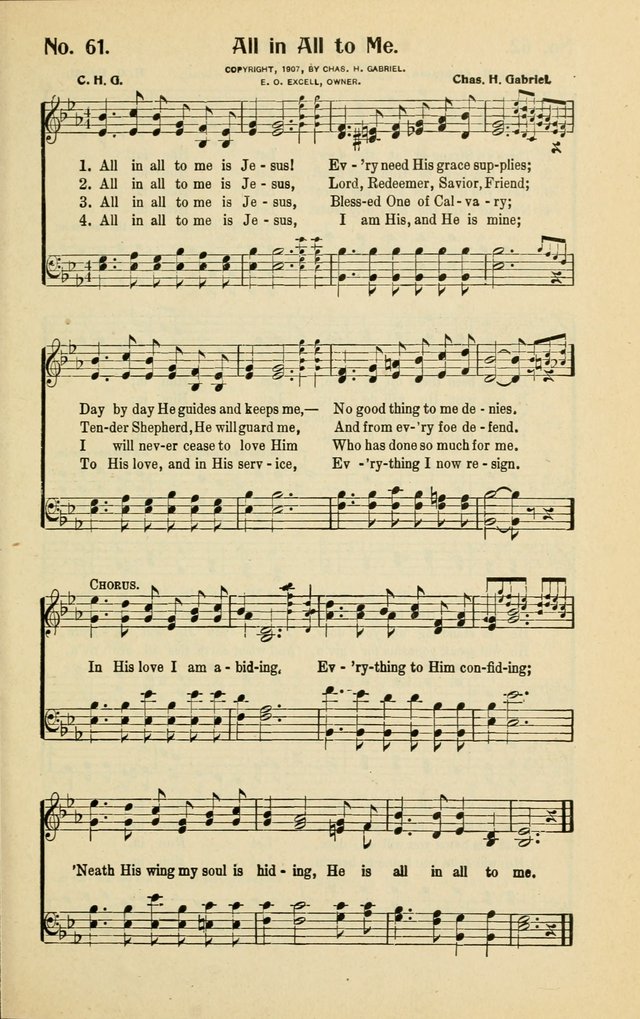 Assembly Songs: for use in evangelistic services, Sabbath schools, young peoples societies, devotional meetings, and the home page 62
