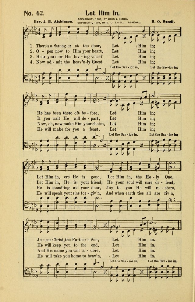 Assembly Songs: for use in evangelistic services, Sabbath schools, young peoples societies, devotional meetings, and the home page 63