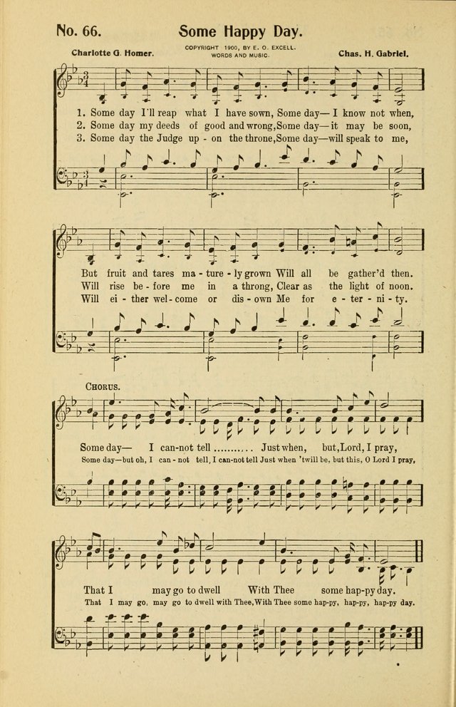 Assembly Songs: for use in evangelistic services, Sabbath schools, young peoples societies, devotional meetings, and the home page 67