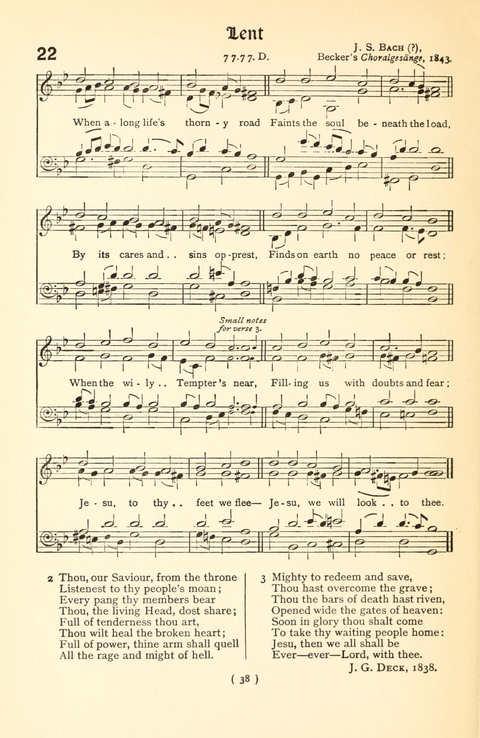 The Bach Chorale Book page 38