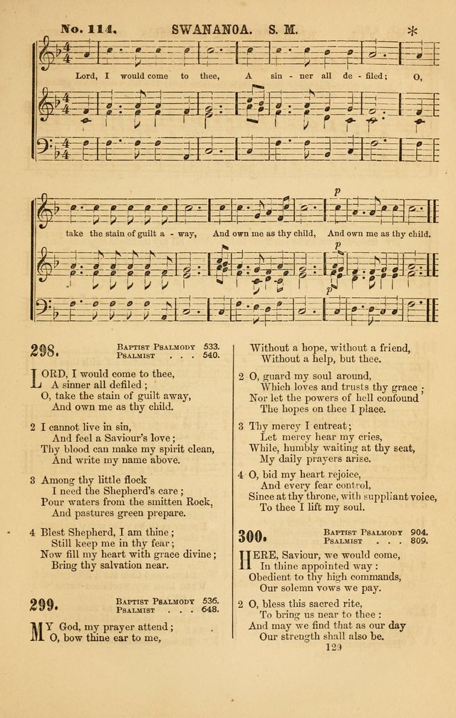 Baptist Chorals: a tune and hymn book designed to promote general congregational singing; containing one hundred and sixty four tunes adapted to about four hundred choice hymns  page 136