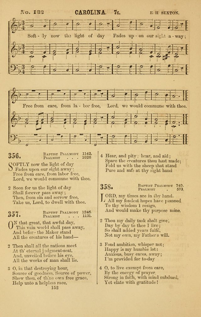Baptist Chorals: a tune and hymn book designed to promote general congregational singing; containing one hundred and sixty four tunes adapted to about four hundred choice hymns  page 159