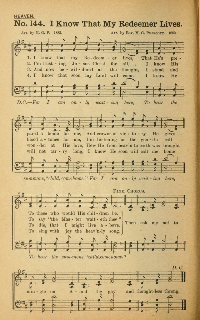 Best Hymns: from all the books and new ones to be made the best: selections from over one hundred of our best hymn writers page 120
