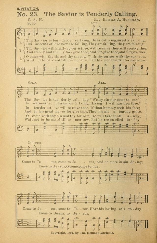 Best Hymns: from all the books and new ones to be made the best: selections from over one hundred of our best hymn writers page 26