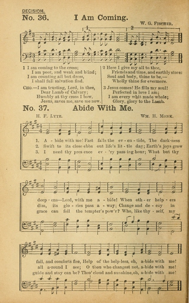Best Hymns: from all the books and new ones to be made the best: selections from over one hundred of our best hymn writers page 38