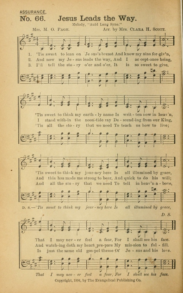 Best Hymns: from all the books and new ones to be made the best: selections from over one hundred of our best hymn writers page 60