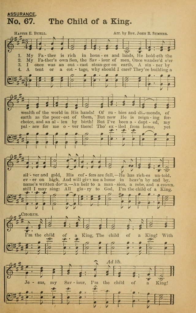 Best Hymns: from all the books and new ones to be made the best: selections from over one hundred of our best hymn writers page 61