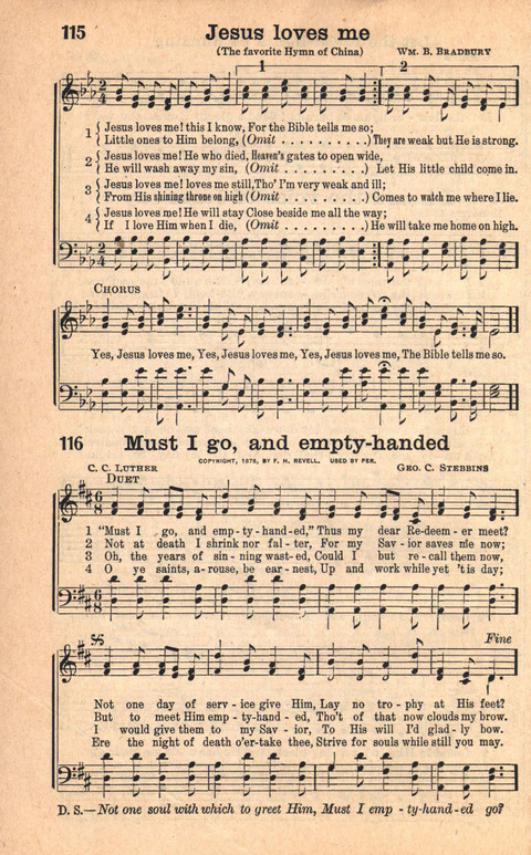 Bethany Hymns: A compilation of Choice Songs and Hymns page 126