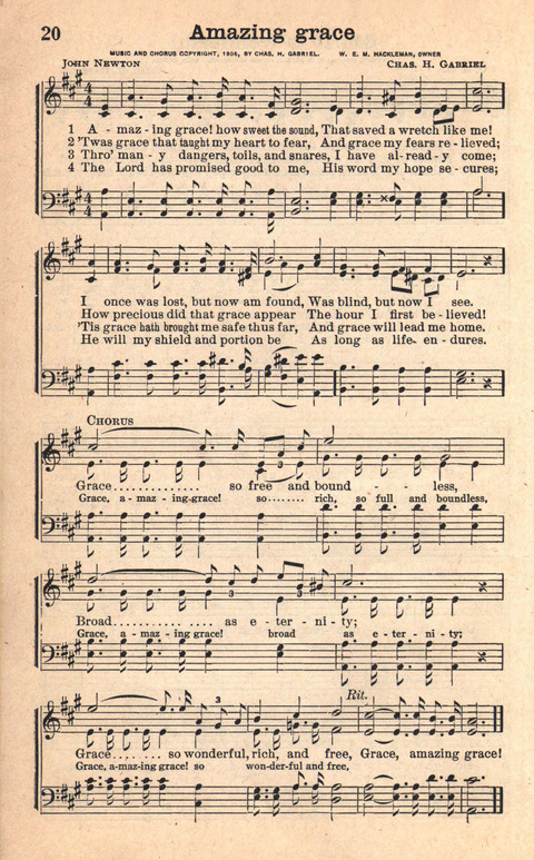 Bethany Hymns: A compilation of Choice Songs and Hymns page 20