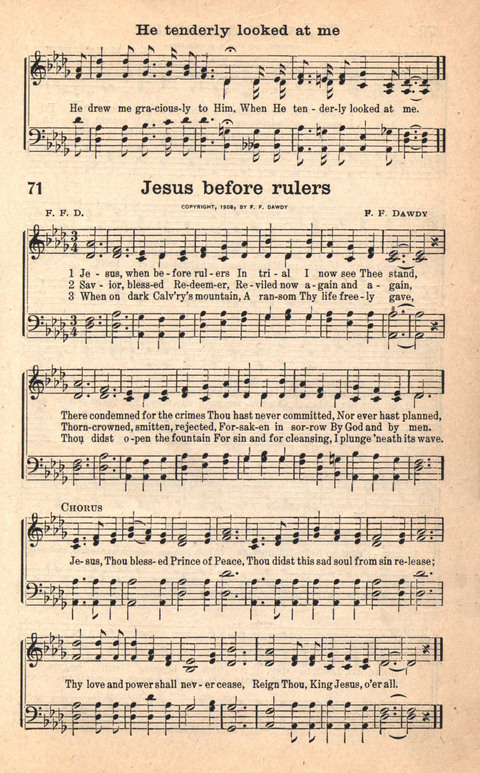Bethany Hymns: A compilation of Choice Songs and Hymns page 71