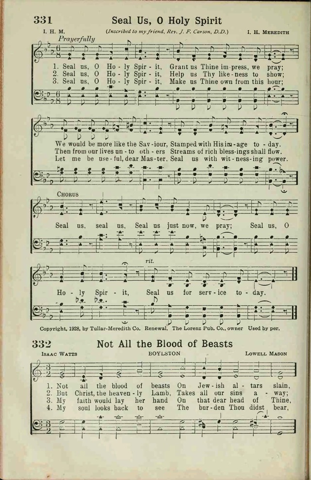 The Broadman Hymnal page 266
