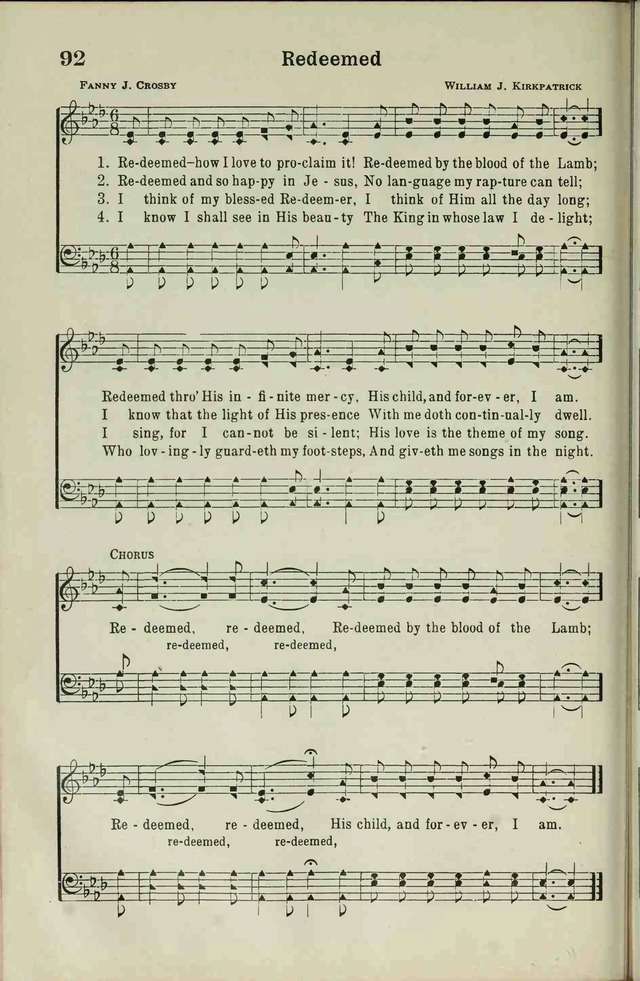 The Broadman Hymnal page 90
