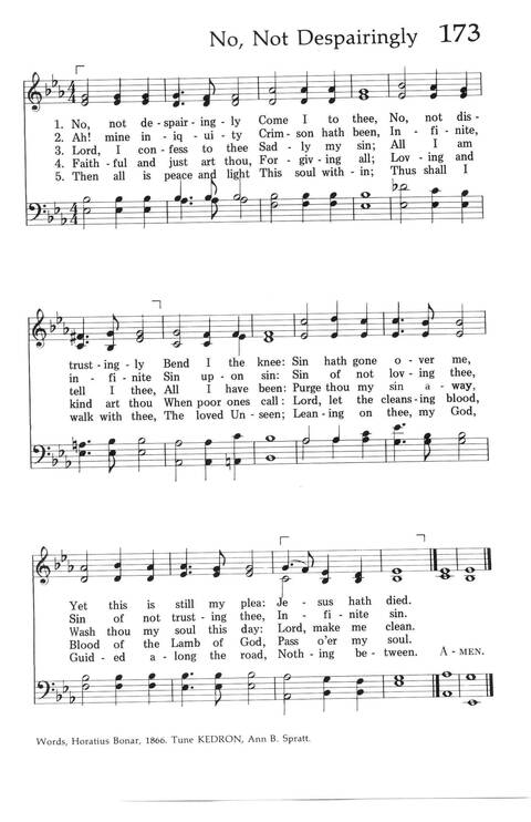 Baptist Hymnal (1975 ed) page 163