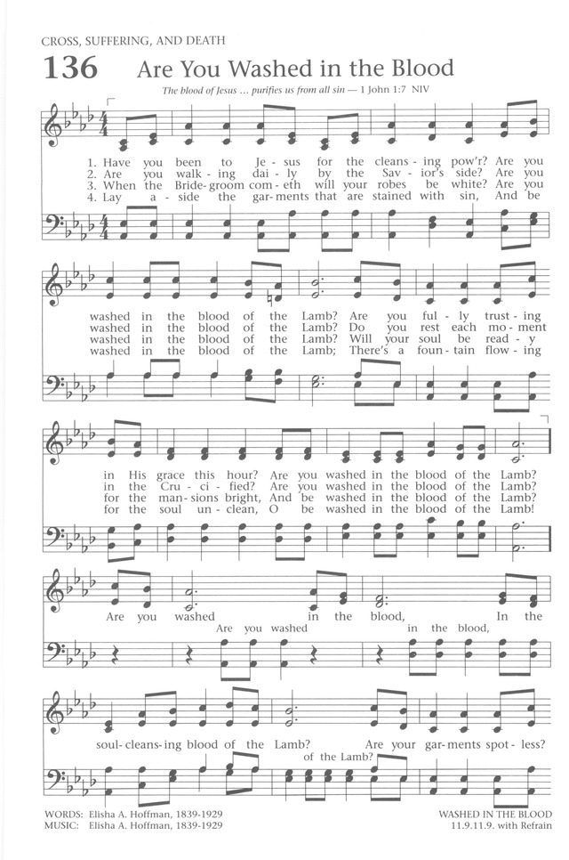 Baptist Hymnal 1991 page 120