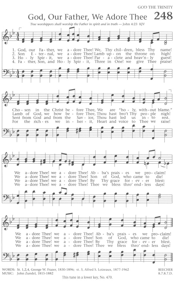Baptist Hymnal 1991 page 225