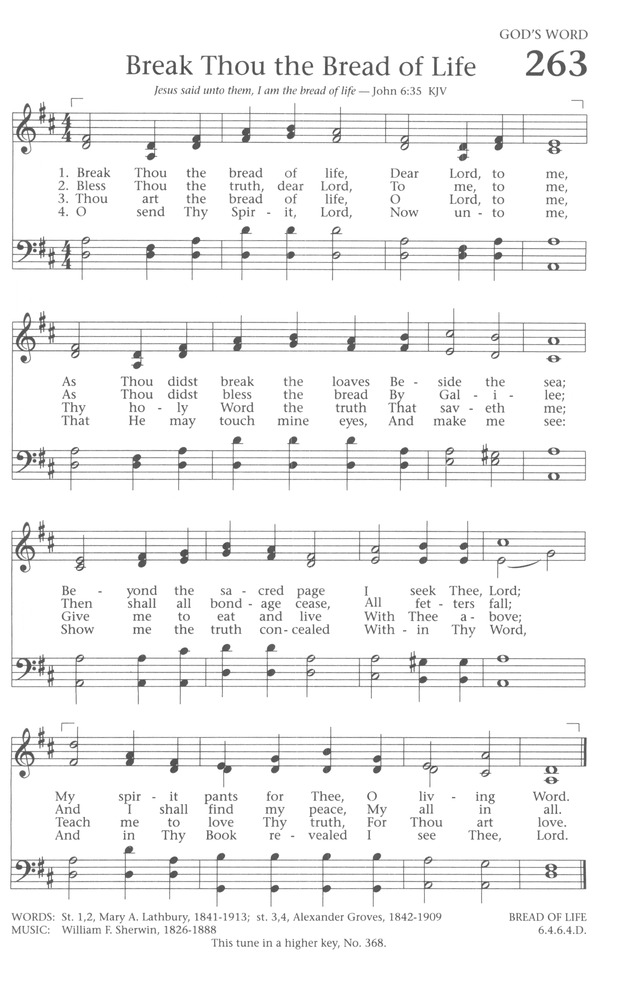 Baptist Hymnal 1991 page 237
