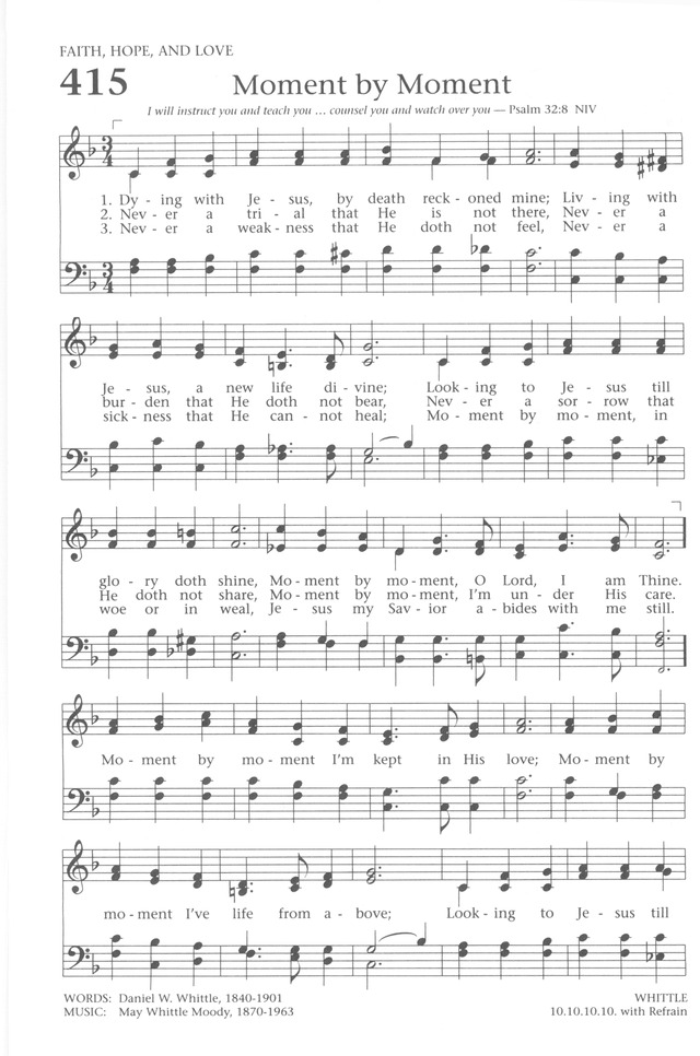 Baptist Hymnal 1991 page 366