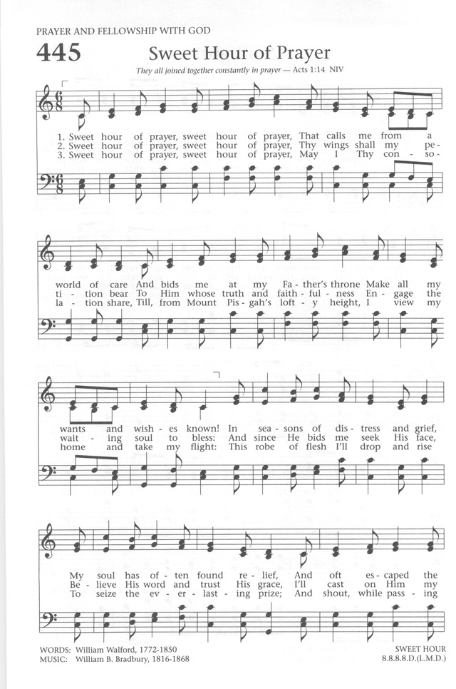 Baptist Hymnal 1991 page 396
