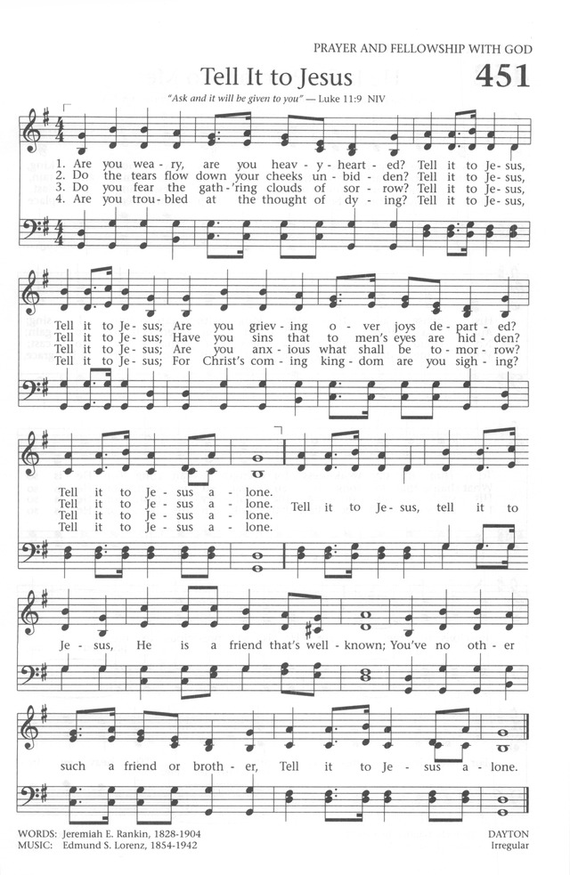 Baptist Hymnal 1991 page 401