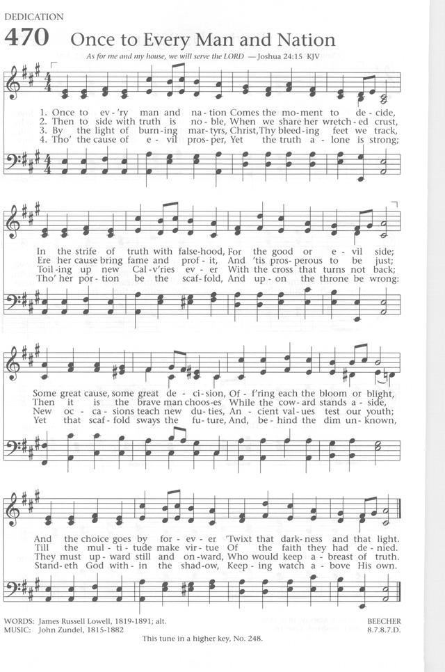 Baptist Hymnal 1991 page 418