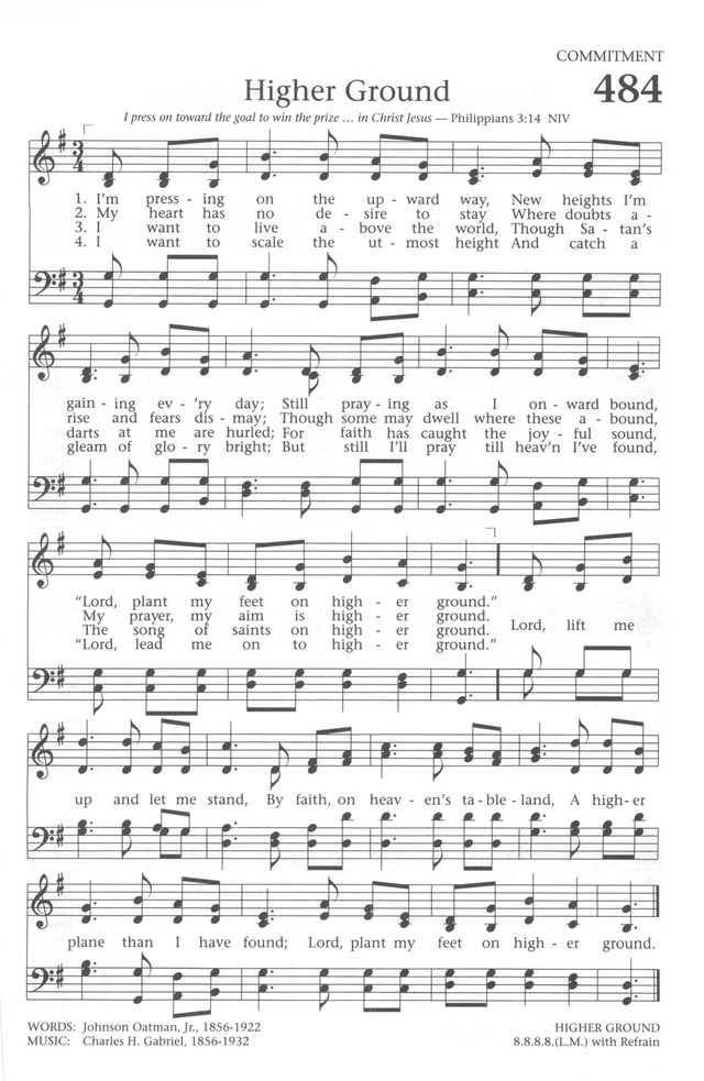 Baptist Hymnal 1991 page 429