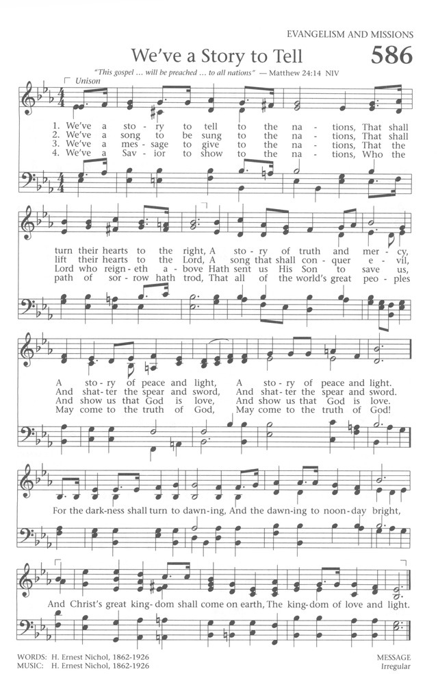 Baptist Hymnal 1991 page 525