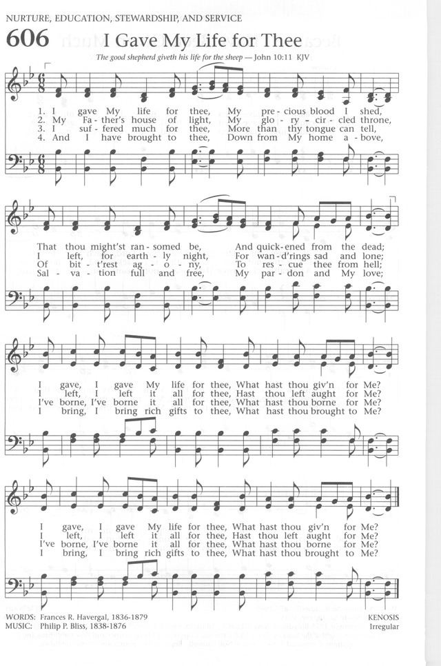 Baptist Hymnal 1991 page 542