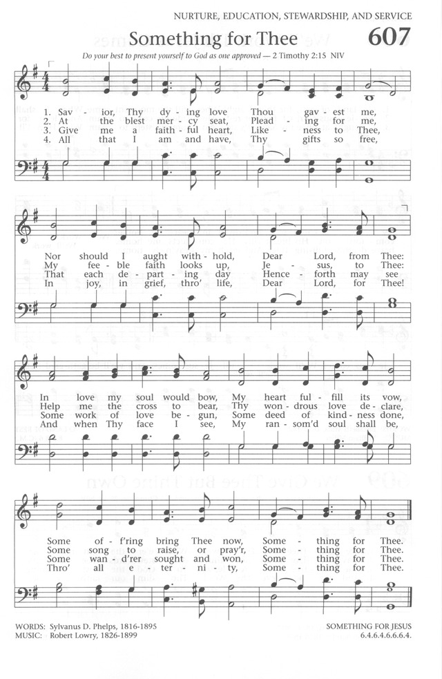 Baptist Hymnal 1991 page 543