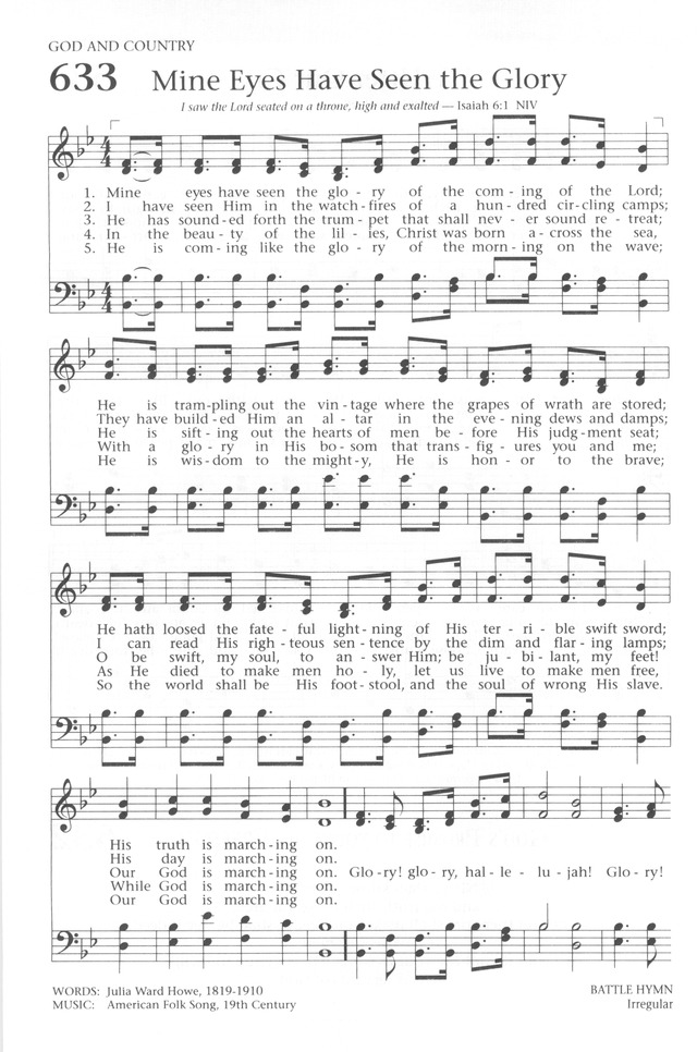 Baptist Hymnal 1991 page 564