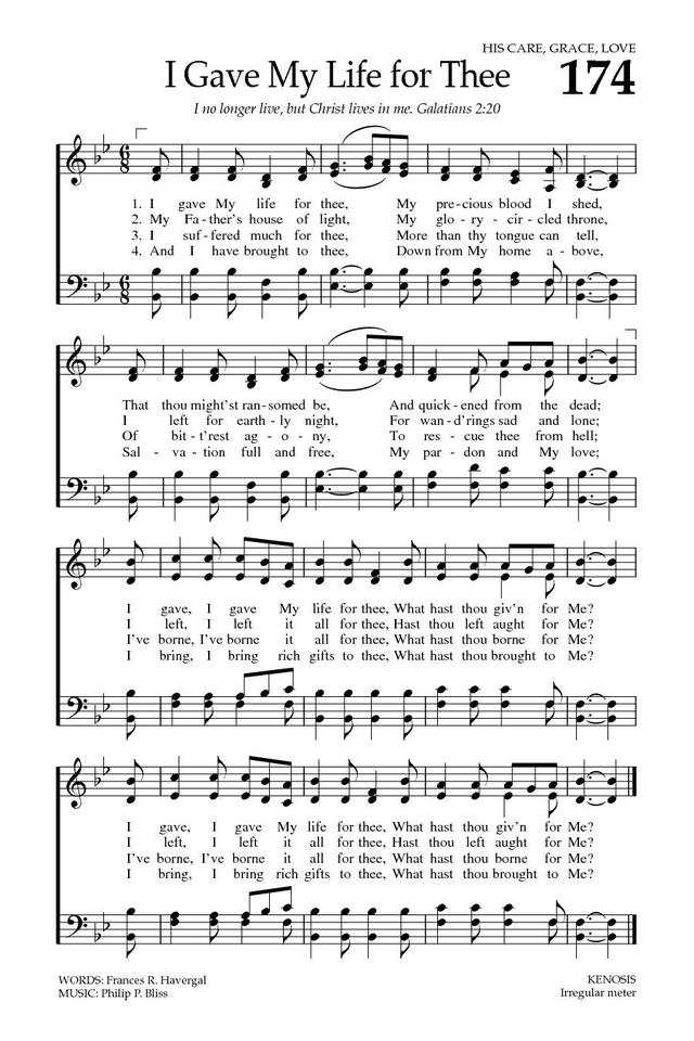 Baptist Hymnal 2008 page 255
