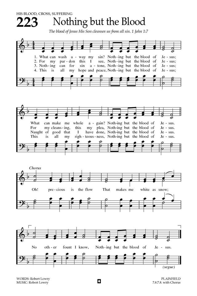 Baptist Hymnal 2008 page 317