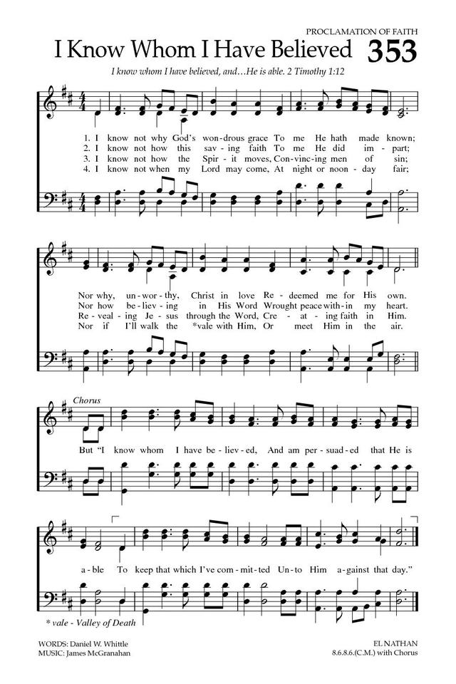 Baptist Hymnal 2008 page 499