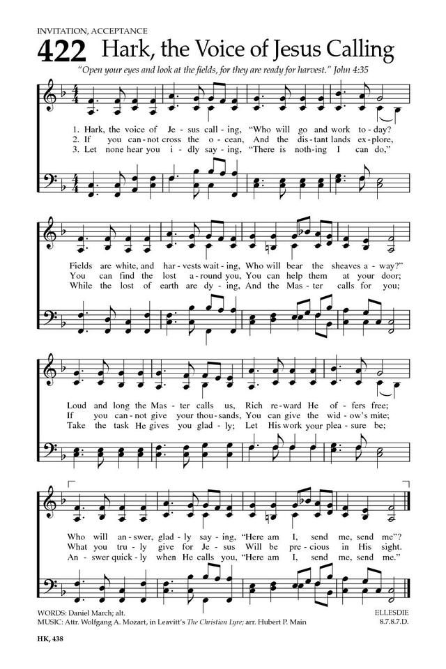 Baptist Hymnal 2008 page 582