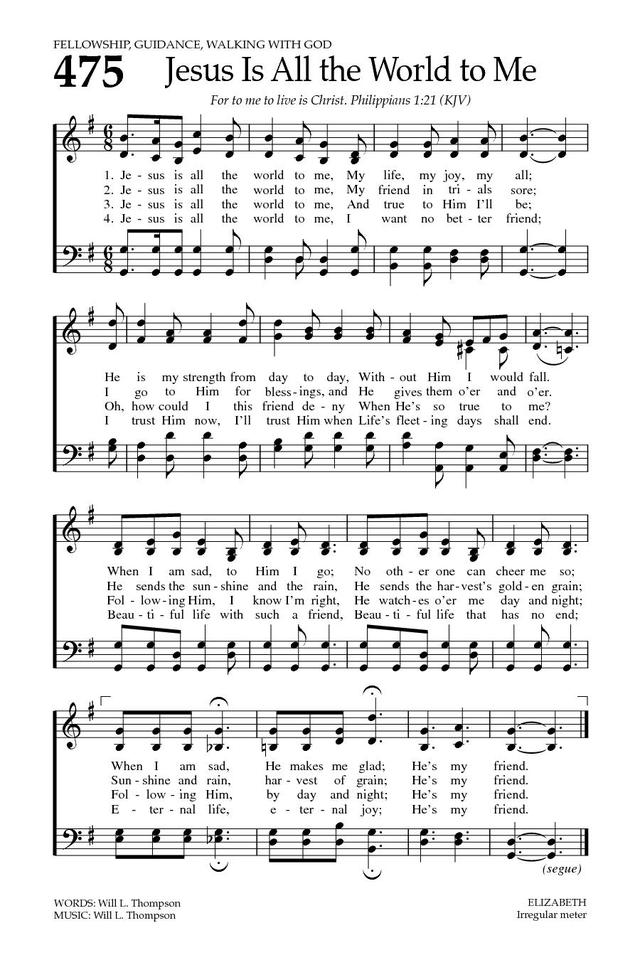 Baptist Hymnal 2008 page 651