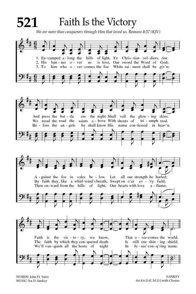 Baptist Hymnal 2008 page 722