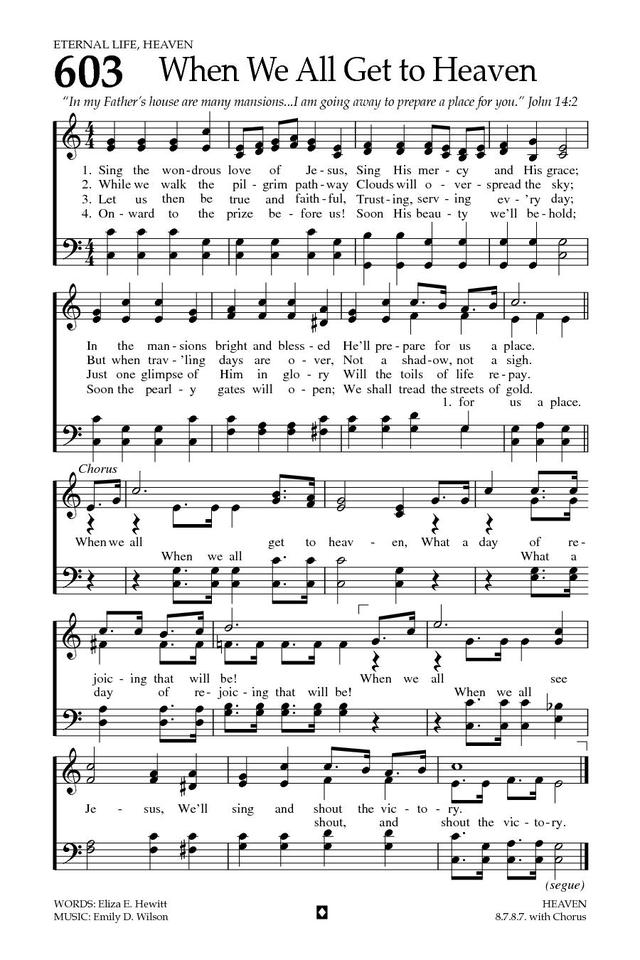 Baptist Hymnal 2008 page 827