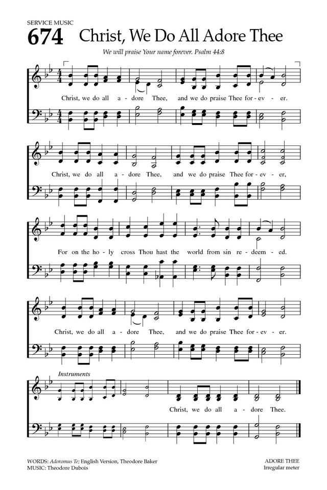 Baptist Hymnal 2008 page 926