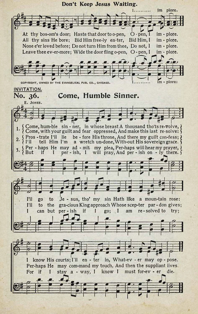 Best Hymns No. 4 page 33