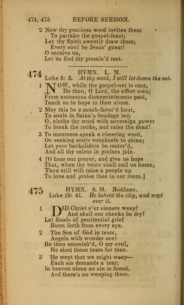 The Baptist Hymn Book: original and selected: in two parts page 284