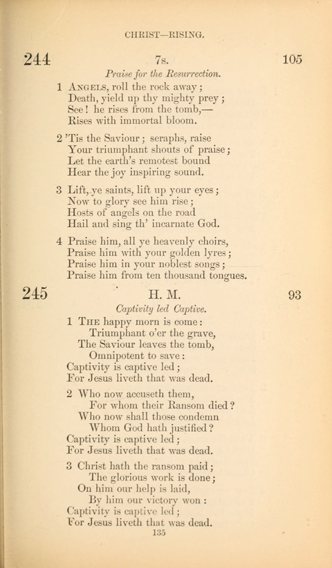 The Baptist Hymn Book page 135